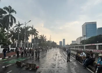 Massa Mundur, Begini Situasi Terkini Depan Gedung DPR