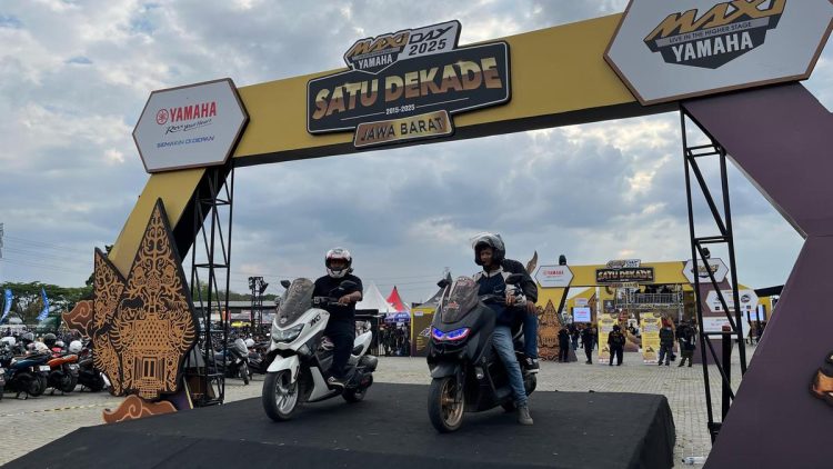 Acara MAXi Yamaha Day 2025 Berhasil, Ribuan Biker Rayakan 10 Tahun Skutik Premium