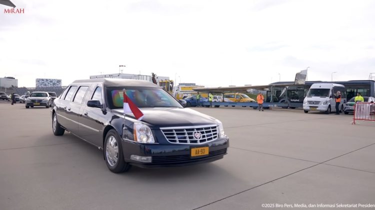 Limosin Cadillac Khusus Kerajaan Belanda Sambut Prabowo di Amsterdam