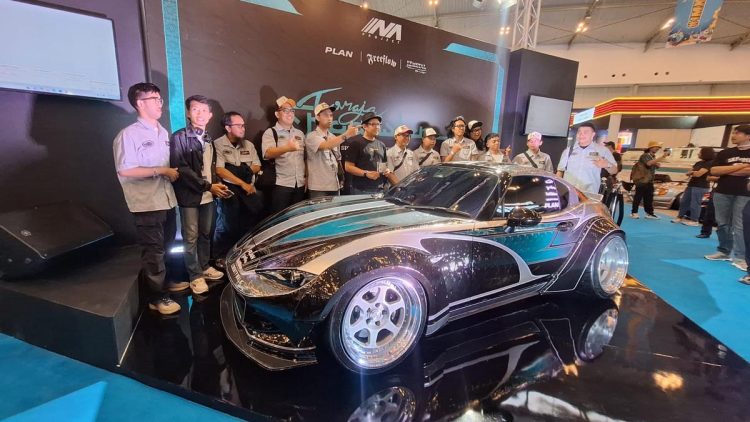 Mazda Miata Toraja Roadster dengan Cat 3D Tampil Menarik di IMX 2025