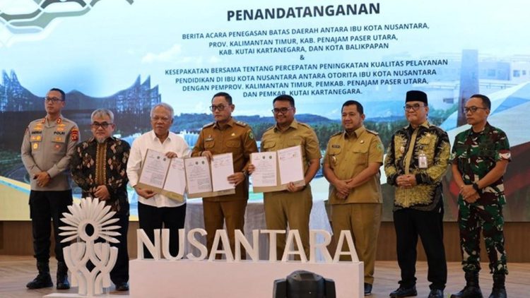 Kesepakatan Batas Wilayah IKN Diresmikan Pemkab Kukar, Pelayanan Publik Tetap di Kukar