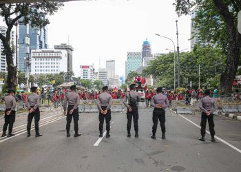 Dua Titik Demo Jakarta Hari Ini dengan 801 Personel Gabungan Siaga