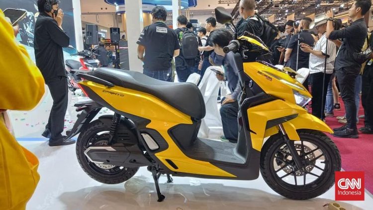 Rilis Skutik Listrik 25 Jutaan yang Mirip Vario dari Indomobil EMotor