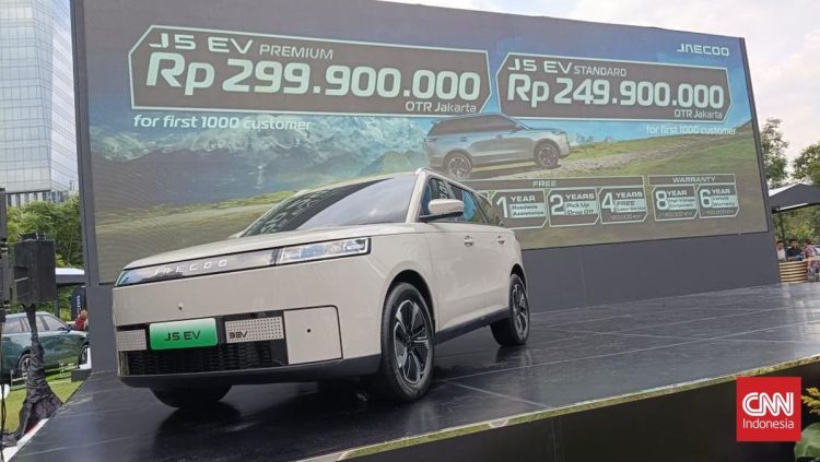 Jaecoo J5 EV Dirilis, Harga Menarik untuk Konsumen LCGC