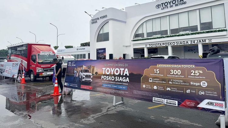Posko Siaga Nataru Dibuka, Cek dan Servis Ban dari Bridgestone dan Toyota
