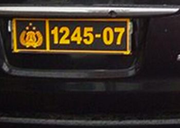 Pajero Sport Gunakan Pelat Polri Palsu untuk Gaya-gayaan