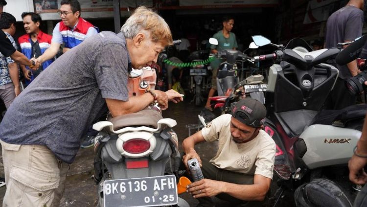 Ganti Oli Gratis Motor Terdampak Banjir di Sumatra
