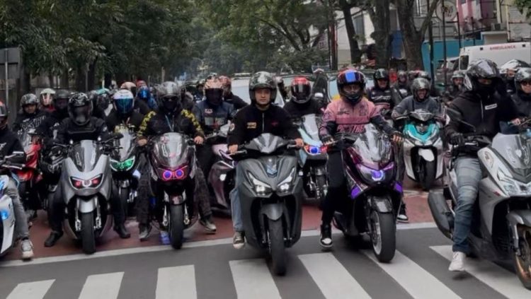 Satu Dekade Yamaha, Bandara Diubah Menjadi Lintasan Drag