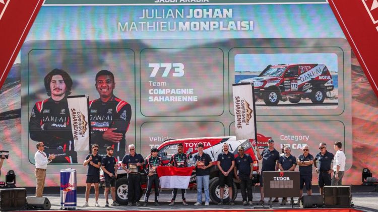 Debut Julian Johan di Dakar 2026, Harumkan Nama Indonesia Finis Kelima Dakar Classic