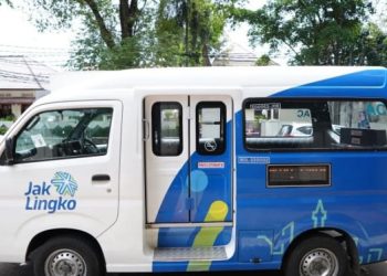 Sopir JakLingko Beraksi Gagalkan Penjambretan di Ciracas, Pelaku Terjatuh Karena Diserempet