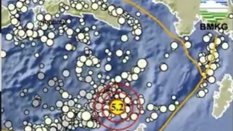 Gempa 5,2 Magnitudo Guncang Maluku Tenggara Tanpa Potensi Tsunami